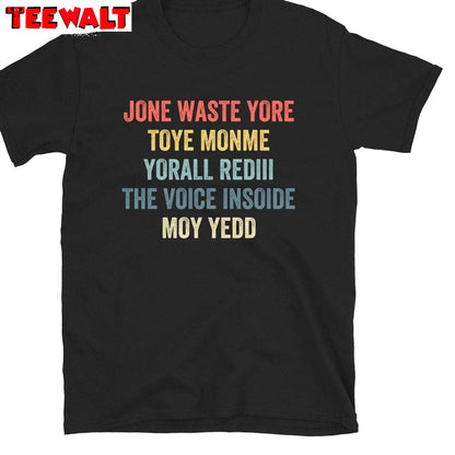 Don't Waste Your Time On Me Funny Shirt, Trendy Jone Waste Short Sleeve Crewneck