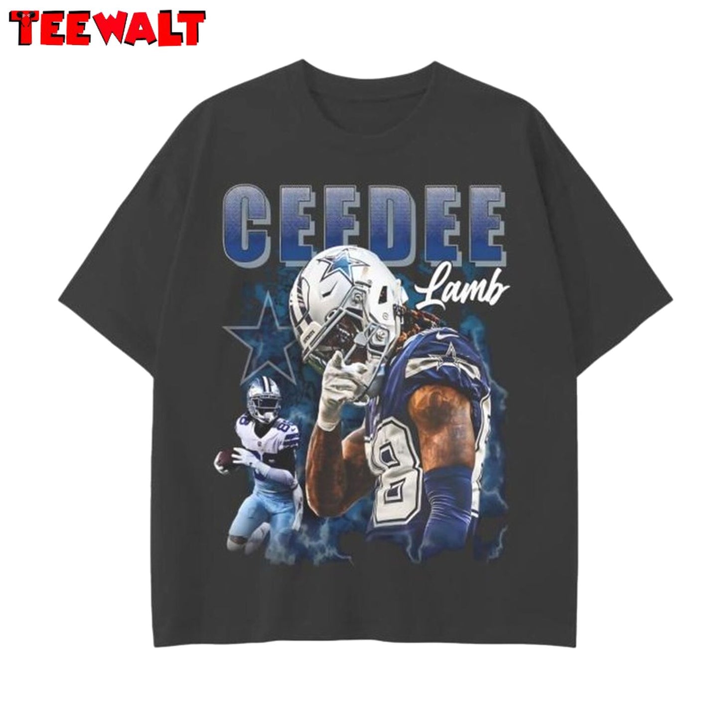 Ceedee Lamb Dallas Cowboys T Shirt, Football Star Tee