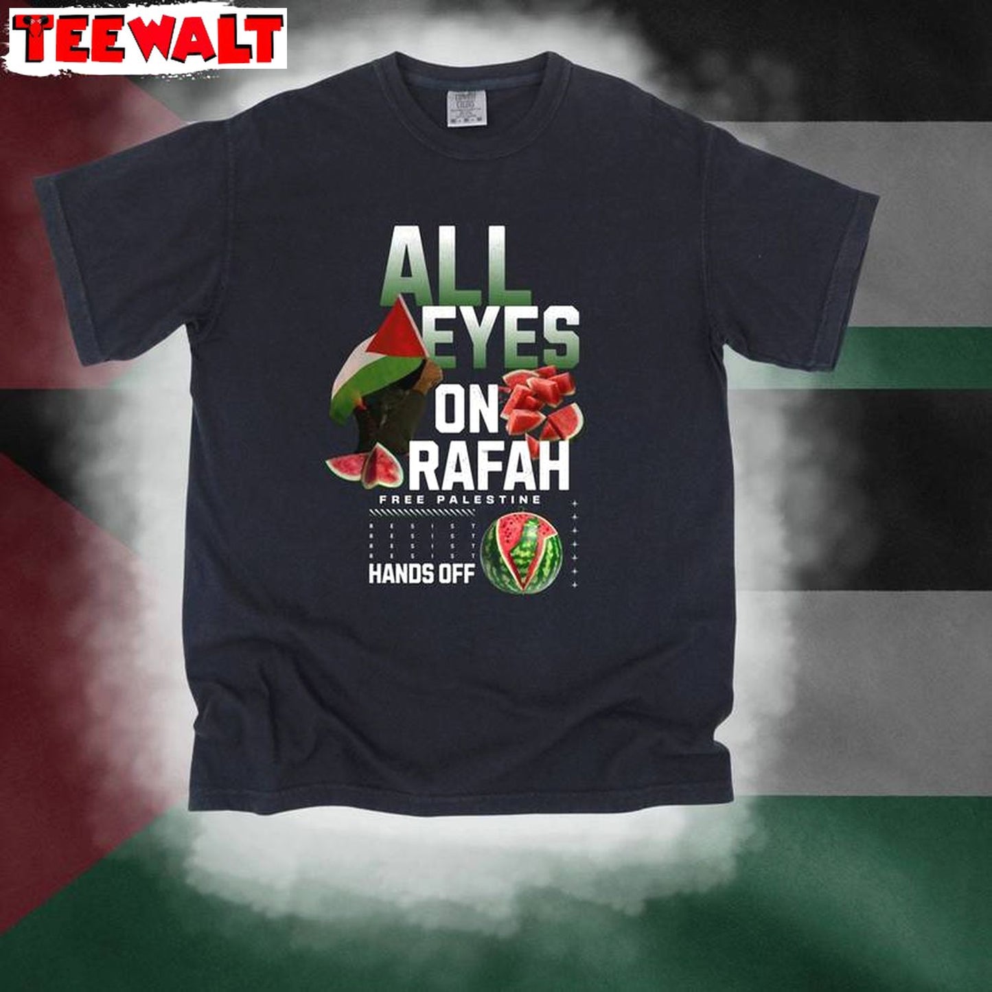 We Stand With Palestine Sweatshirt , Cool Design All Eyes On Rafah Shirt Hoodie