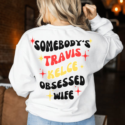 Travis Kelce Football Crewneck Sweatshirt - Perfect Gift For Fans