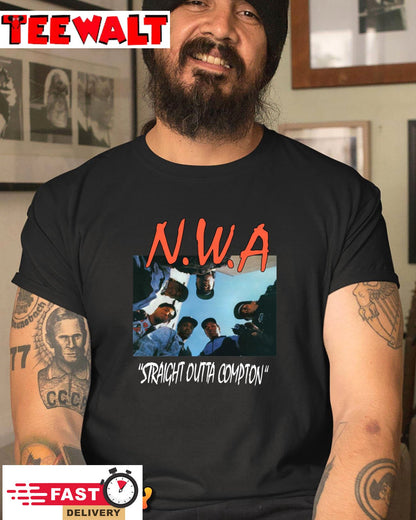 NWA T-Shirt N.W.A Ice Cube Eazy E Dr. Dre N.W.A Merch Tour Hip Hop Rap Unisex T-Shirt