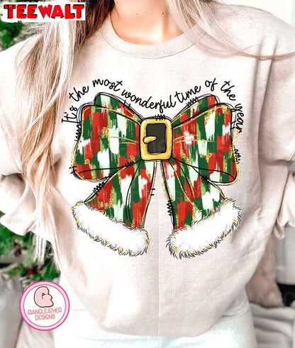 It S The Most Wonderful Time Of The Year Sweatshirt, Santa Coquette Shirt