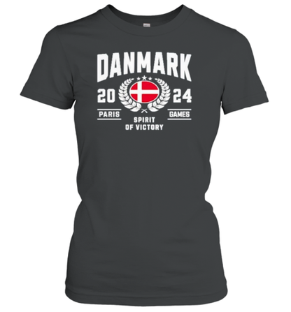 Denmark 2024 Sports Lover Parris Games Spirit Of Victory Olympics T-Shirt