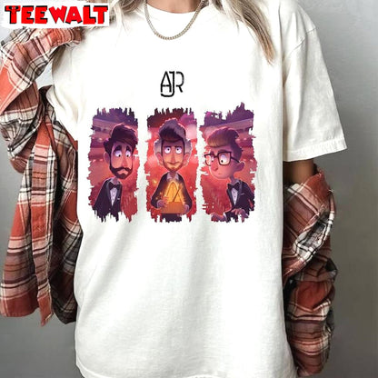 Ajr Band Must Have Shirt, Awesome Ajr The Click Galaxy Long Sleeve Tee Tops