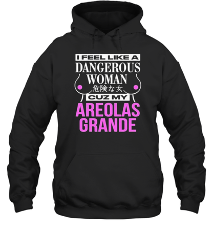 I Feel Like A Dangerous Woman Cuz My Areolas Grande T-Shirt