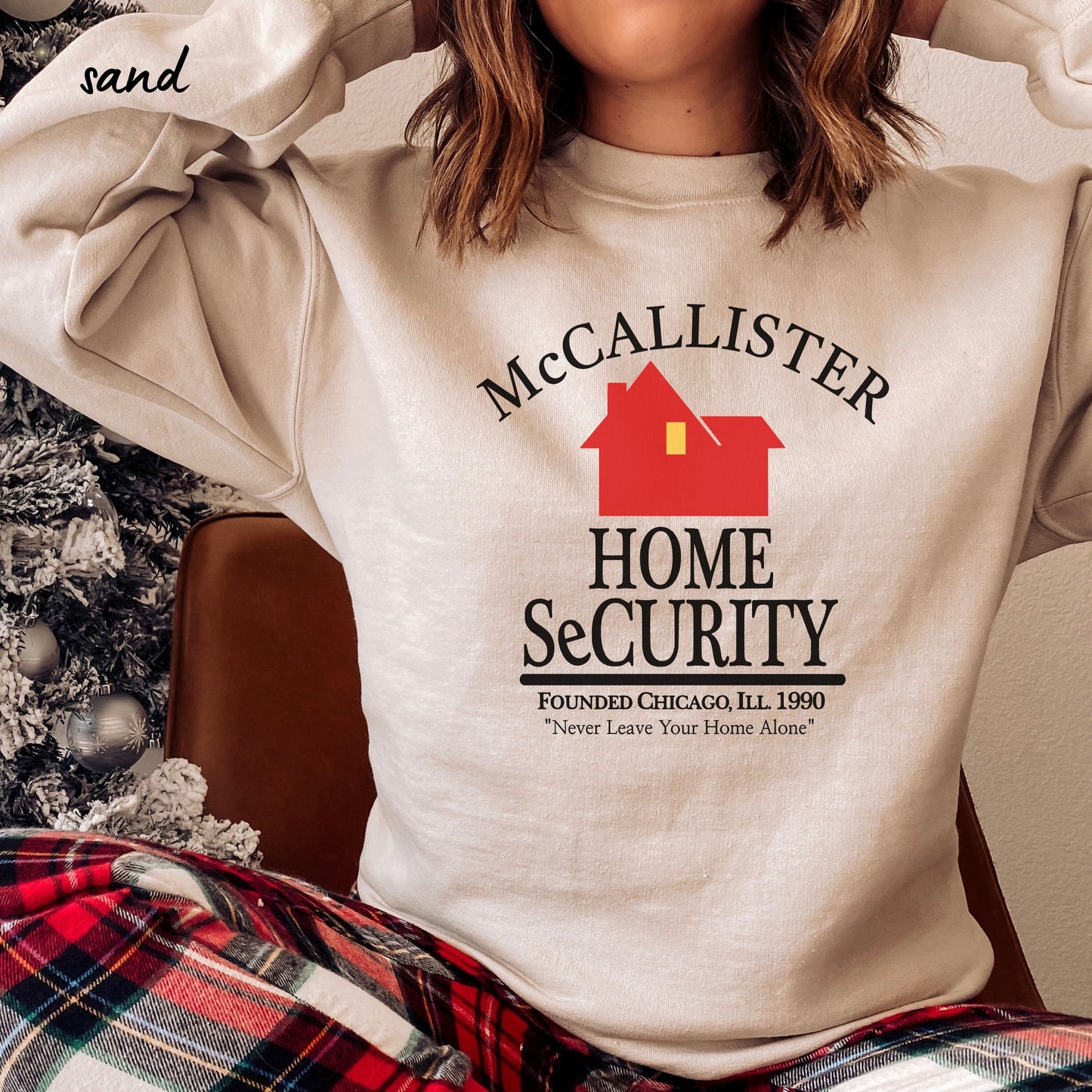 Home Alone Sweatshirt - Mccallister Home Security Christmas