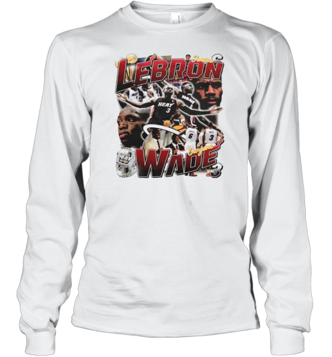 Lebron James And Dwyane Wade &#3912 13 Heat T-Shirt