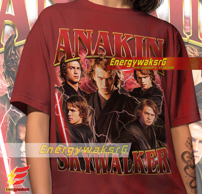 Anakin Skywalker Vintage 90'S T-Shirt - Retro Star Wars Fan Tee, Classic 90S Style