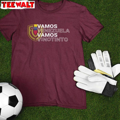 Comfort La Vinotinto Logo T Shirt , Limited Mano Tengo Fe Shirt Short Sleeve