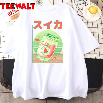 90s Japanese Watermelon Soda Vaporwave Aesthetic Unisex T-Shirt