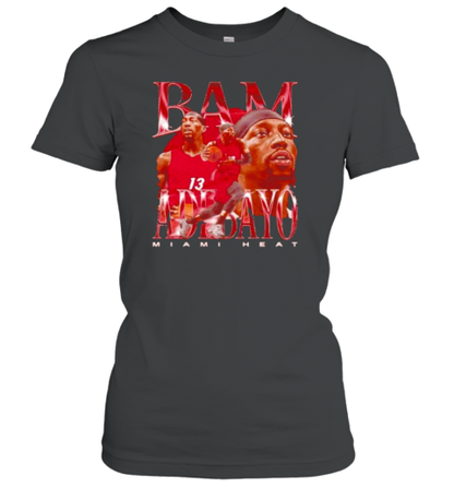 Bam Adebayo Miami Heat Vintage Graphic T-Shirt