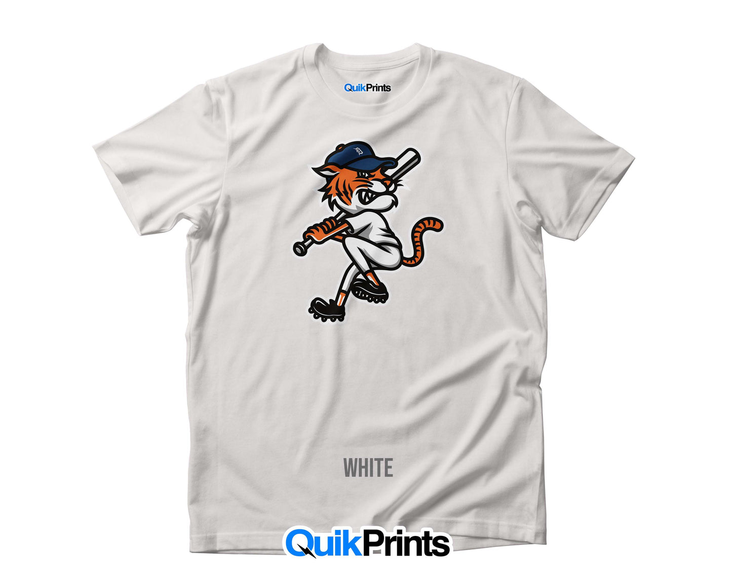 Tiger Batter Detroit Baseball T-Shirts