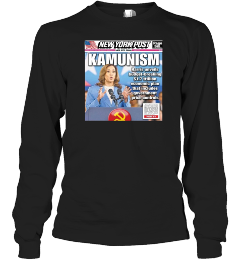 New York Post Kamunism Kamala Harris 2024 T-Shirt