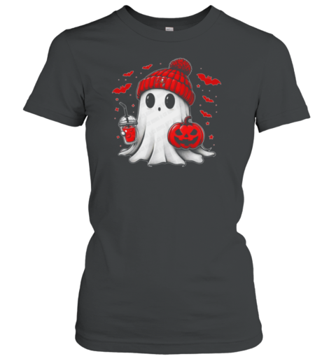 Halloween Tampa Bay Buccaneers NFL Football Fan Ghost With Pumpkin T-Shirt