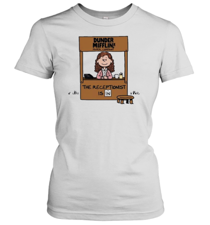 Dunder Mifflin Paper Company The Receptionist Is In T-Shirt