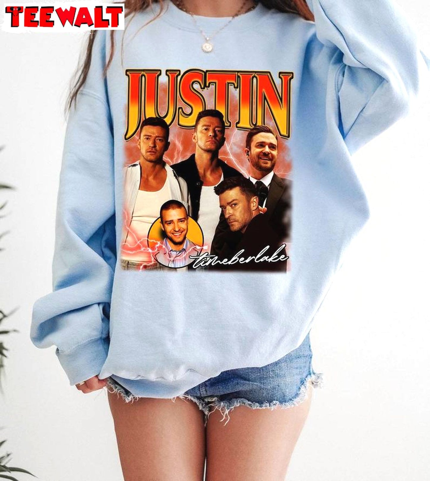 Limited Justin Timberlake Shirt, Unique Crewneck Long Sleeve Gift For Fan