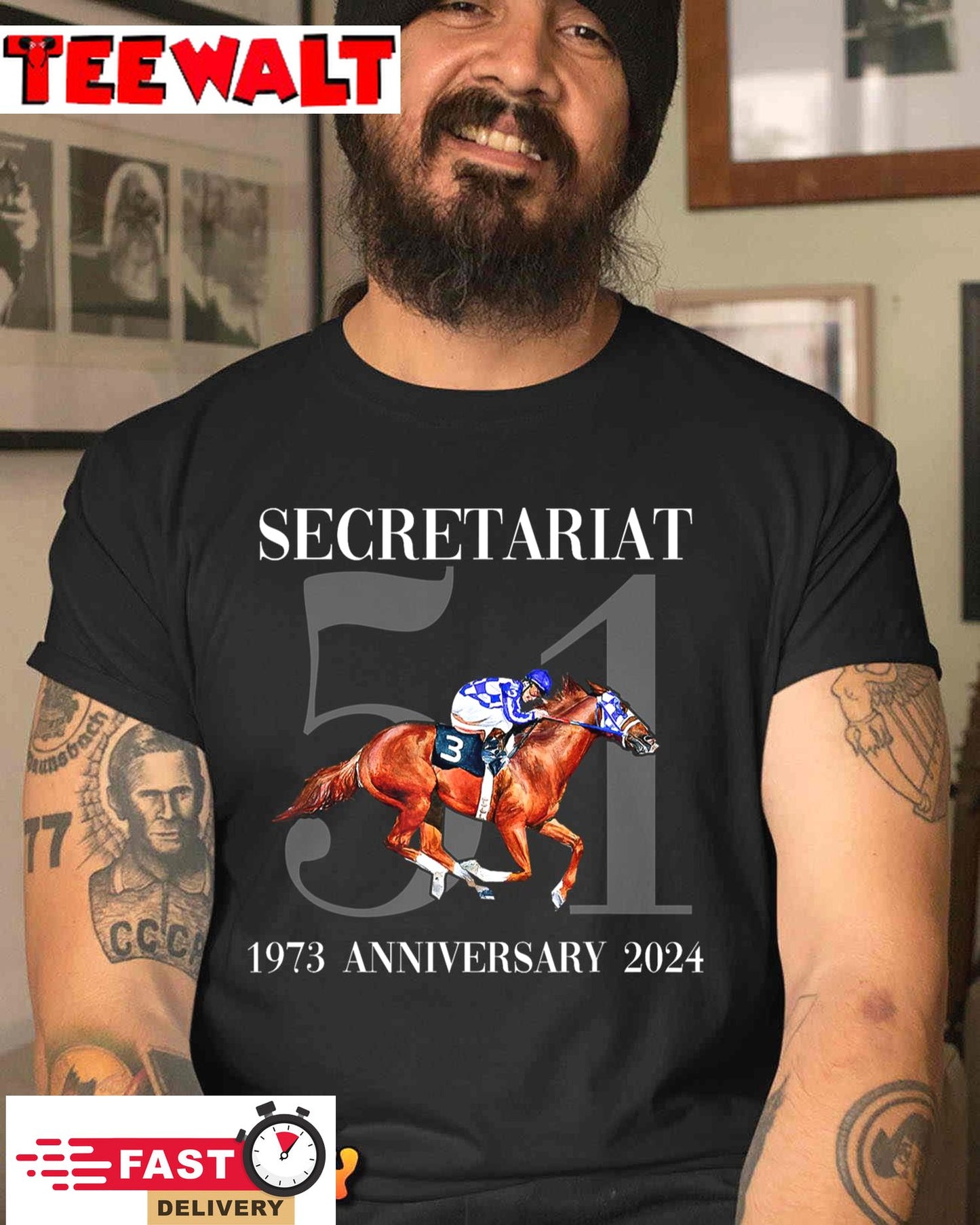 Secretariat 1973 Anniversary 2024 T Shirt