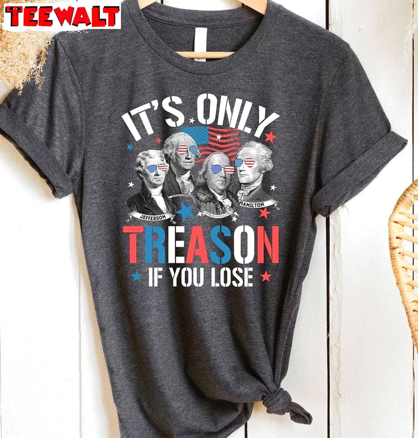 Cool 4th Of July Short Sleeve , New Rare It's Only Reason If You Lose Shirt Long Sleeve