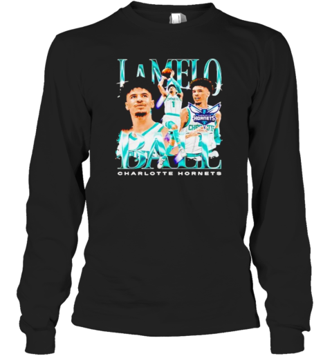 Lamelo Ball Charlotte Hornets Vintage Graphic T-Shirt