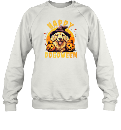 Happy Dogoween Golden Retriever Halloween T-Shirt