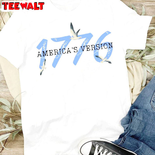 Funny 4th Of July Sweatshirt, Trendy 1776 Americas Version Shirt Unisex Hoodie