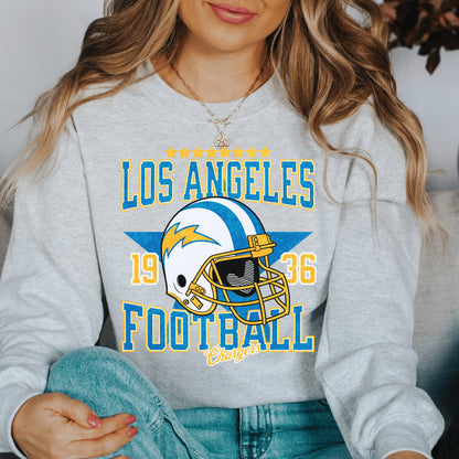 Vintage Los Angeles Chargers Football Sweatshirt, Casual Athletic Shirt