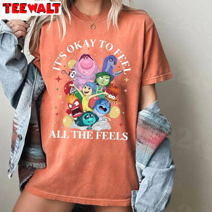 Emotions Inside Out Characters Unisex Hoodie, Trendy Inside Out 2 Shirt Sweater