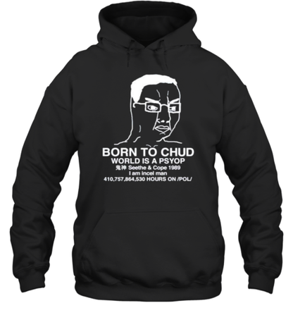 Born To Chud World Is A Psyop T-Shirt