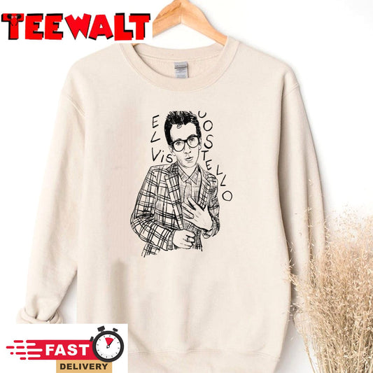 Elvis Costello Retro Vintage Unisex T Shirt