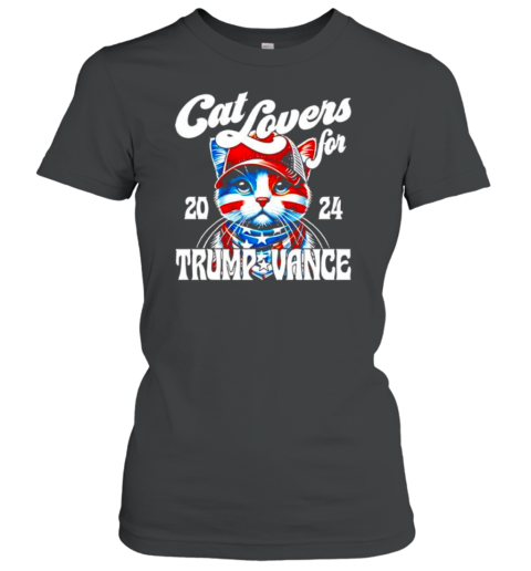 Cat lovers for Trump Vance 2024 T-Shirt