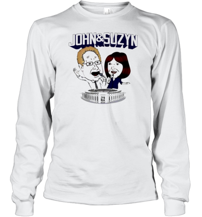 John And Suzyn Talking Bobblehead Night Caricature T-Shirt