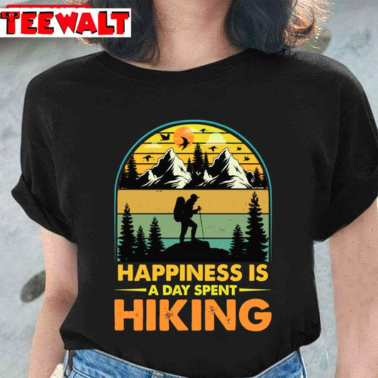 Happiness Is A Hiking Trail Unisex T-Shirt