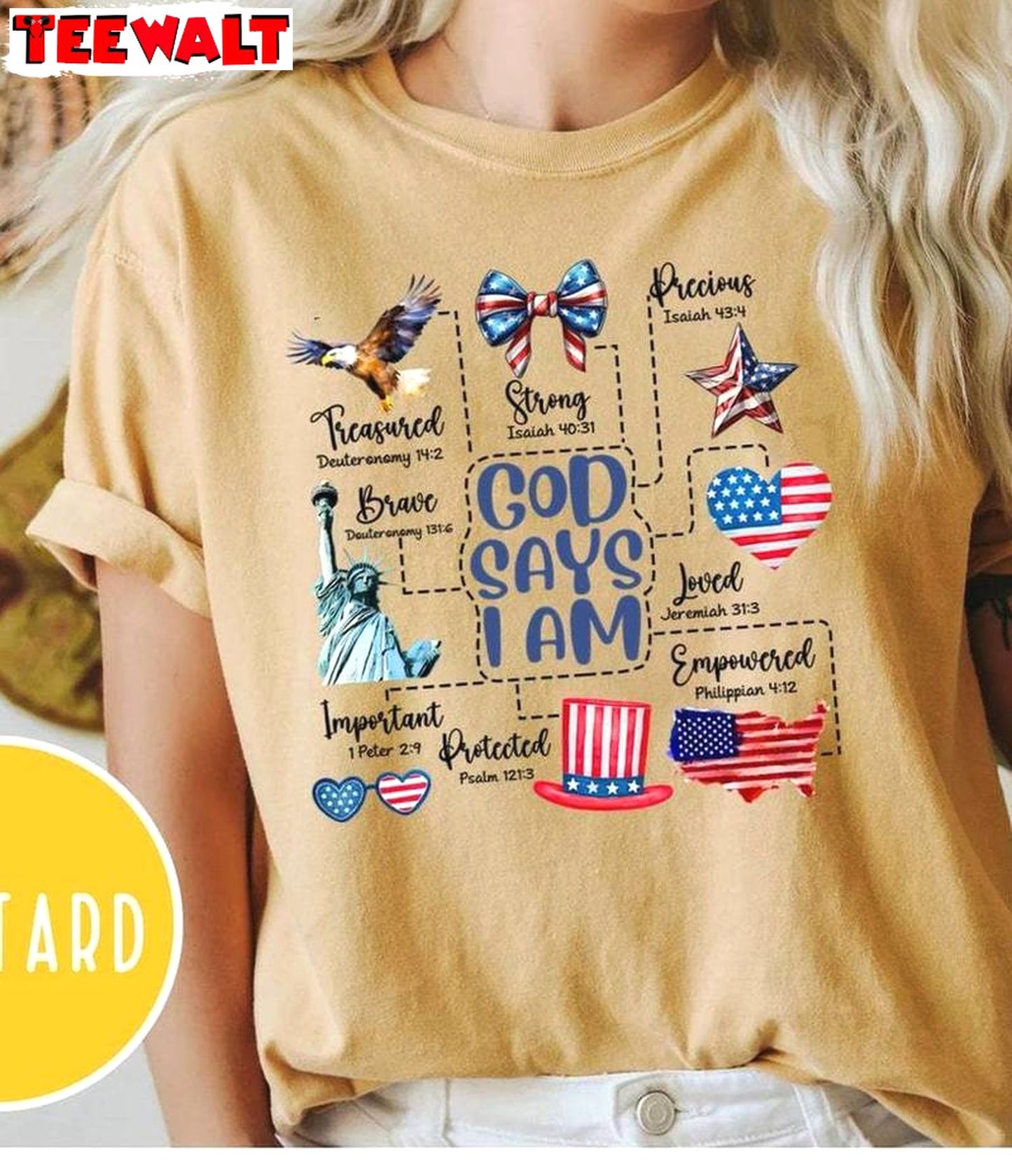 Groovy Coquette Sweatshirt , Comfort God Says I Am 4th Of July