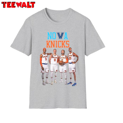 Cool Design Nova Knicks Shirt , Must Have Basketball Tee Tops Sweater