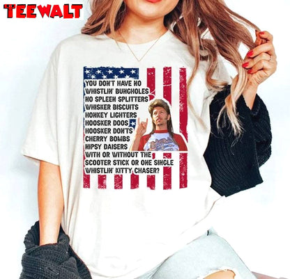 Joe Dirt Merica July 4th Hoodie, Comfort Joe Dirt 4th Of July Shirt Long Sleeve