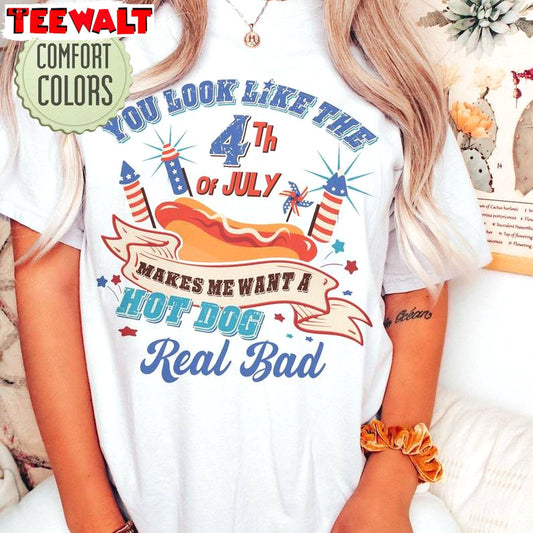 4th Of July Party Trendy Sweatshirt , Limited You Look Like The 4th Of July Shirt Crewneck