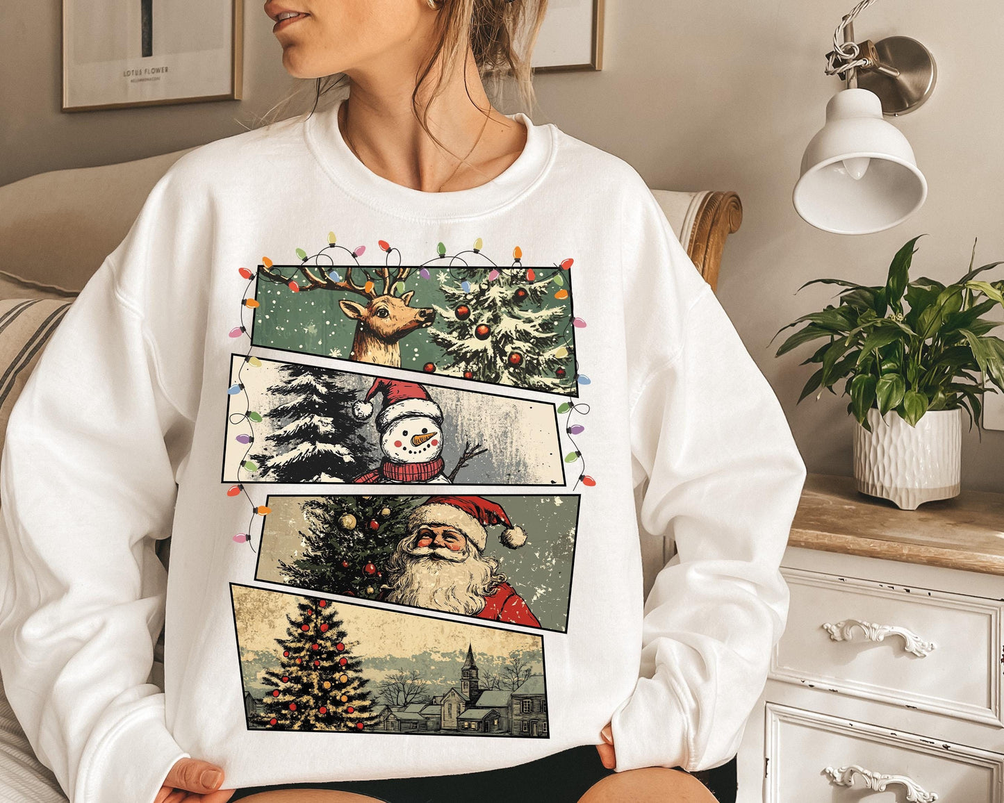 Retro Groovy Christmas Tee Funny Holiday Top