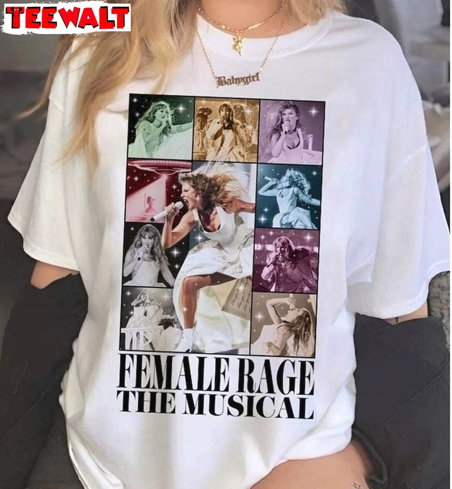 Creative Female Rage The Musical Shirt, Ttpd Swiftie Unisex Hoodie Short Sleeve