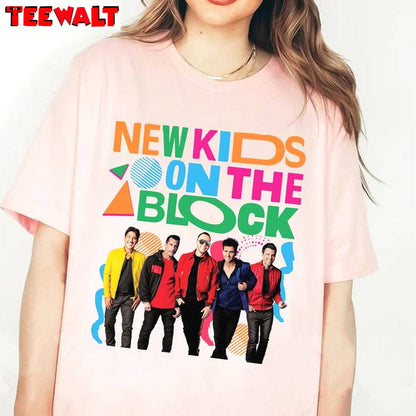 New Kids On The Block Cool Design Shirt, Must Have Short Sleeve Crewneck Gift For Fan