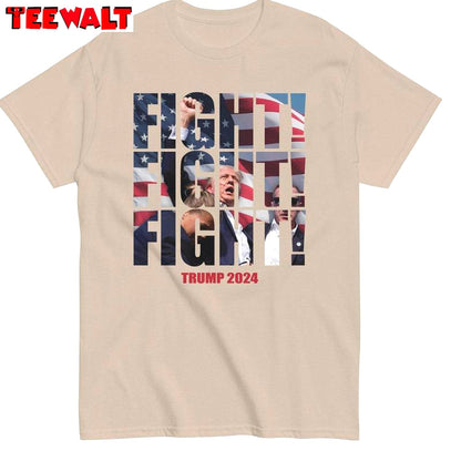 Trump Fight Inspirational Shirt, Trump Assassination Photo