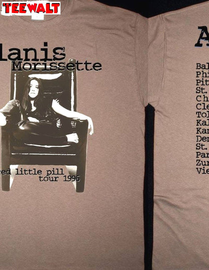 Comfort Alanis Morissette Shirt, Little Pill Tour T Shirt Unisex Hoodie