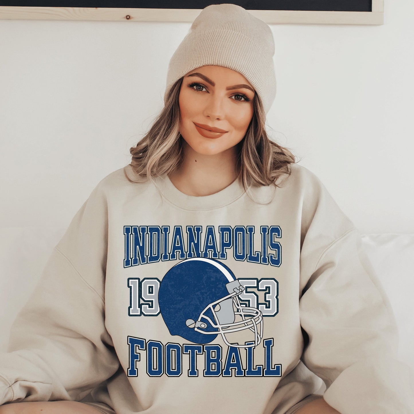 Indianapolis Football Vintage Crewneck Sweatshirt And Hoodie Shirt