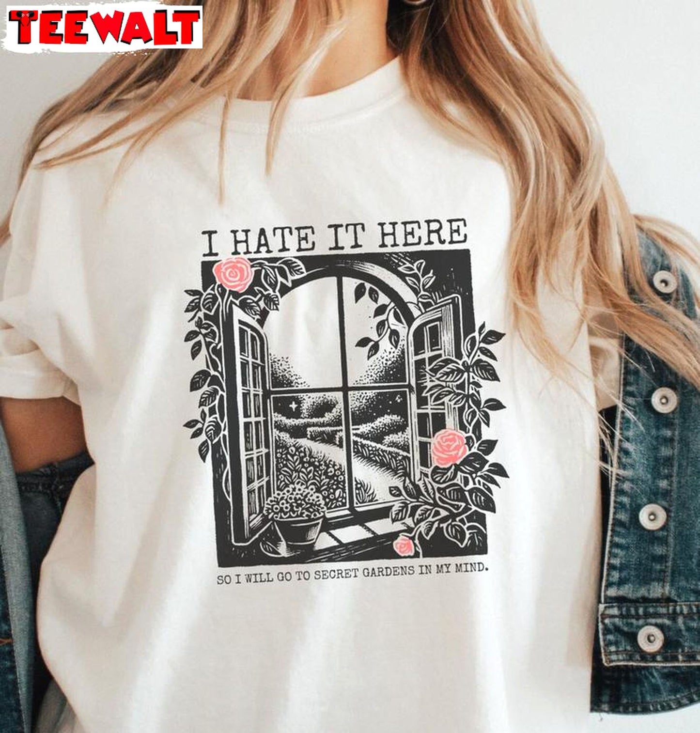 I Hate It Here Tortured Poets Department Shirt, Retro Swift Crewneck Sweatshirt T-shirt