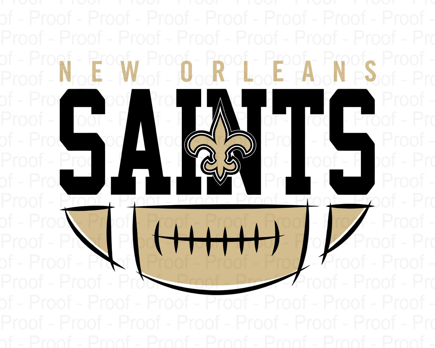 New Orleans Football Saints Cricut & Silhouette Cut File