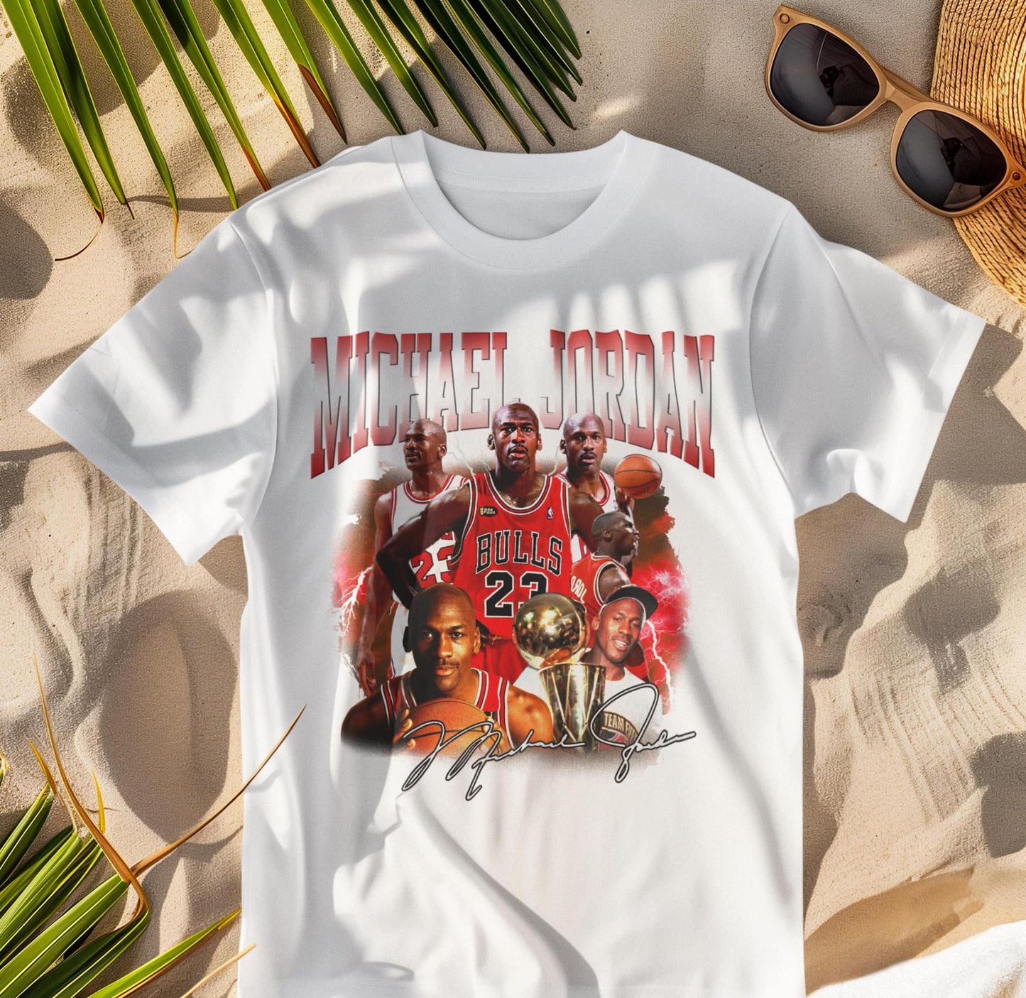 Vintage 90S Michael Jordan Graphic Chicago Bulls Icon Tee