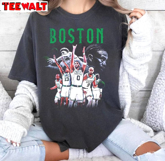 Funny Jayson Tatum Shirt, Vintage Boston Basketball Champs 2024 Sweater