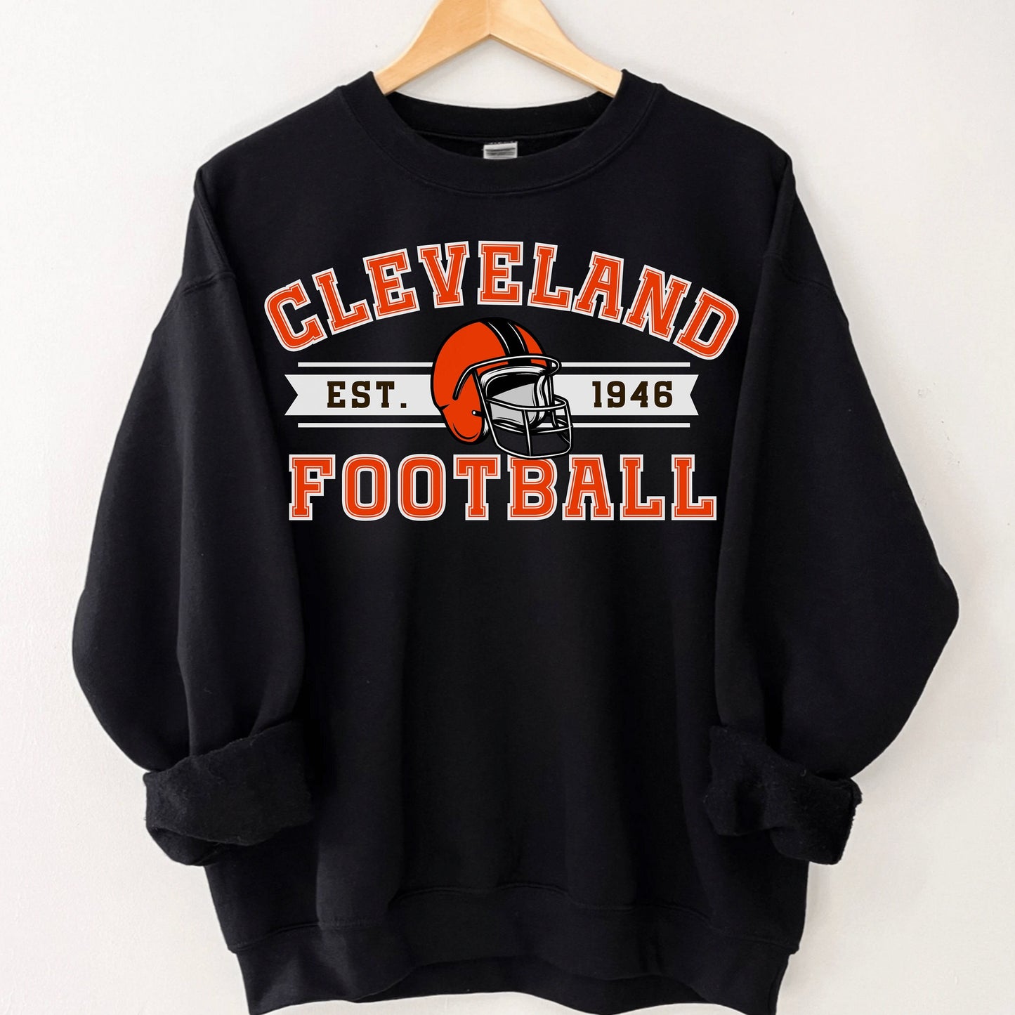 Cleveland Football Sweatshirt - Fan Crewneck Shirt, Sports Apparel Gift