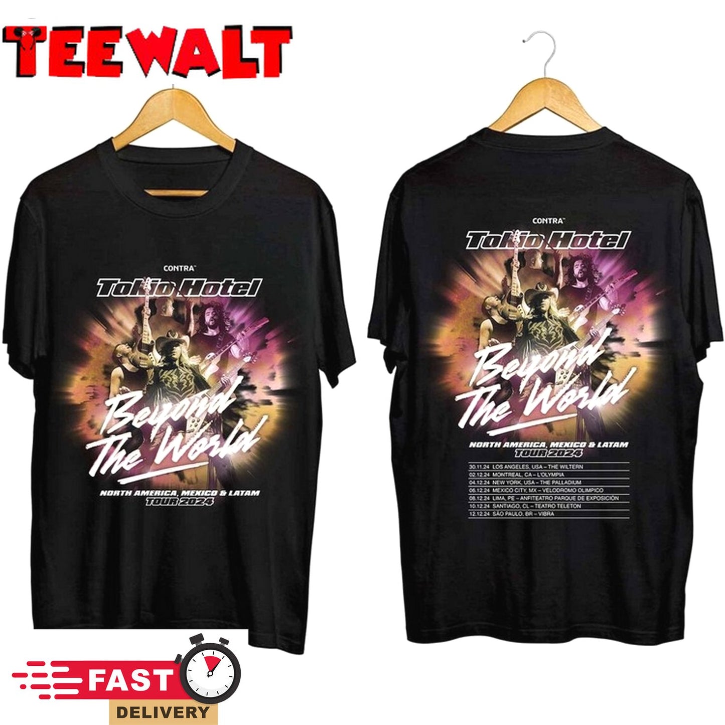 Tokio Hotel - Beyond The World Tour 2024 Shirt