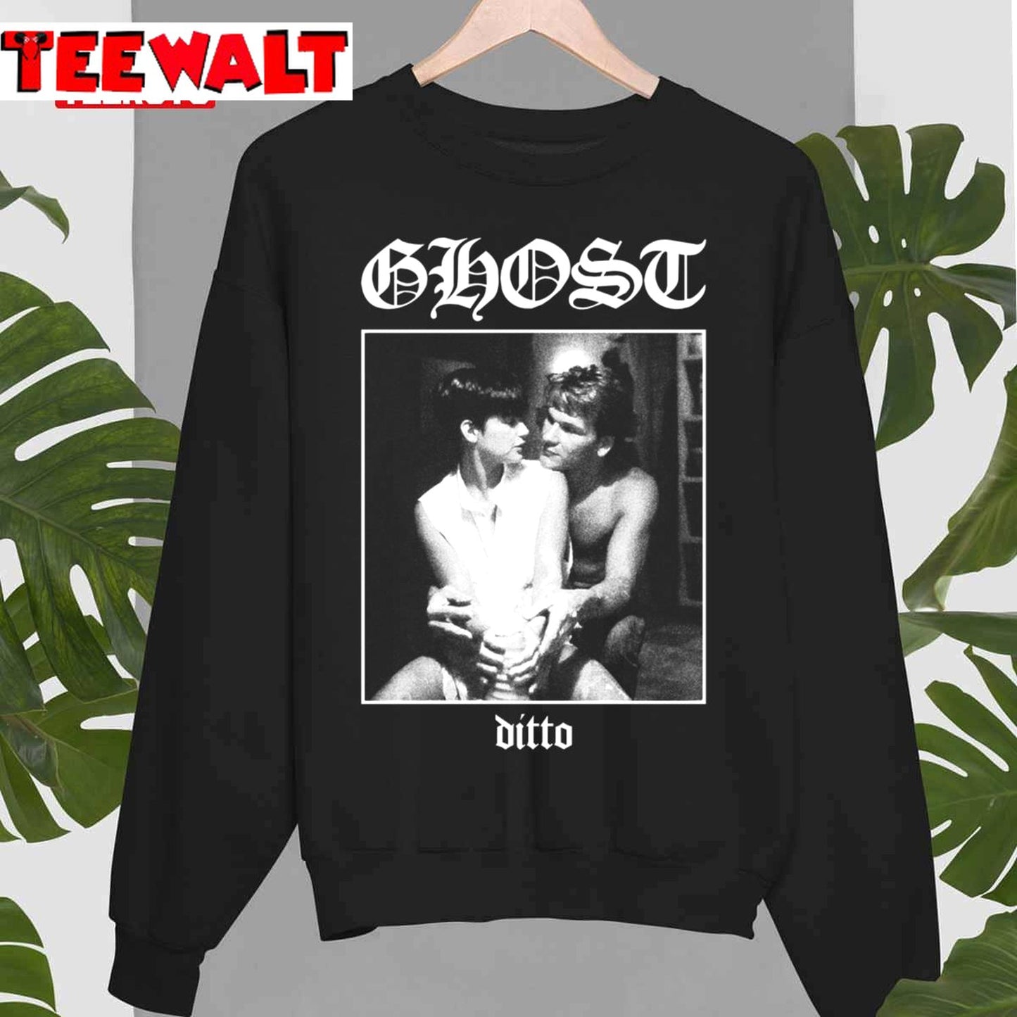 Ghost Ditto Patrick Swayze Black Metal Parody Unisex T-Shirt SYVBH5VK