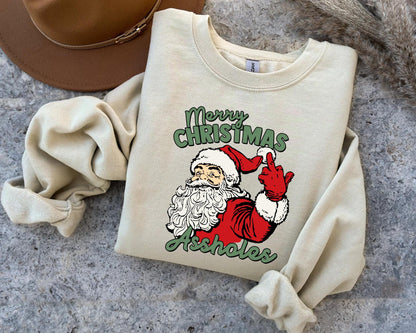 Funny Santa Merry Christmas Shirt For Holidays